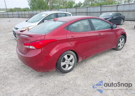 2013 Hyundai Elantra Gls из США, поврежденный, VIN 5NPDH4AE1DH343114
